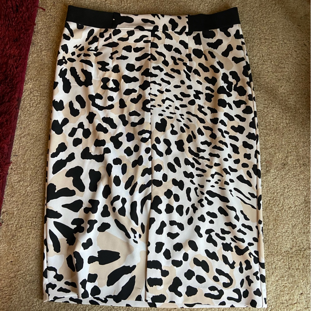 Worthington Animal Print Pencil Skirt Size 18